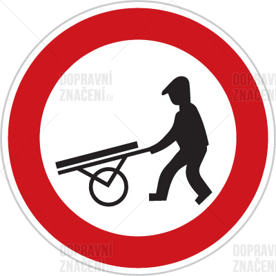 Zákaz vjezdu ručních vozíků